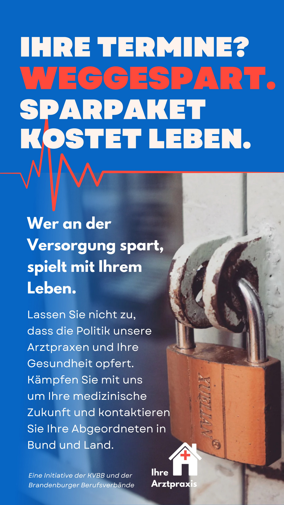 Motiv: Vorhängeschloss Haus- und Fachärzte