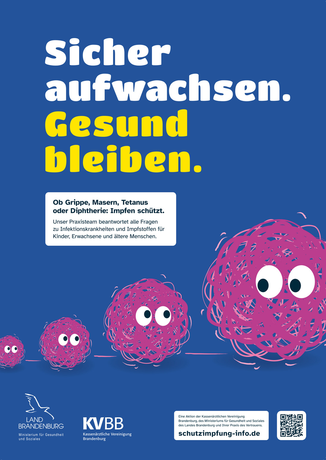 Plakat Motiv 3: Gesund bleiben
