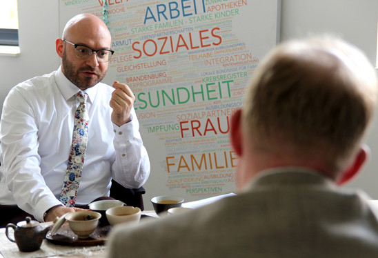 René Wilke, Brandenburgs Minister für Arbeit, Soziales, Gesundheit und gesellschaftlichen Zusammenhalt.